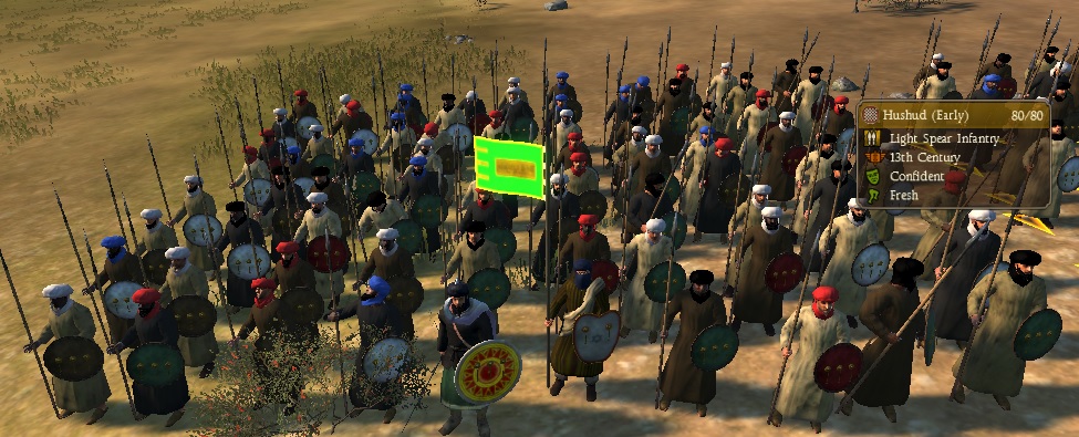 ALMOHAD CALIPHATE KINGDOMS 1212AD INFANTRY AND FACTIONS COLORS COLOURS