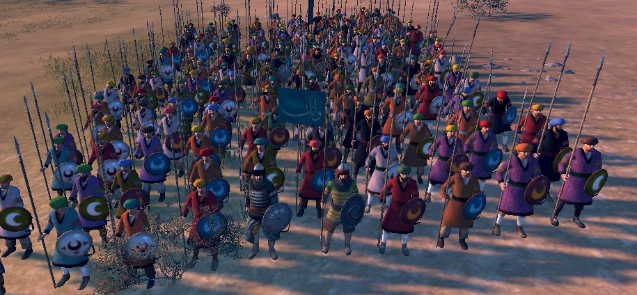 AYYUBID SULTANATE KINGDOMS 1212AD INFANTRY AND FACTIONS COLORS COLOURS