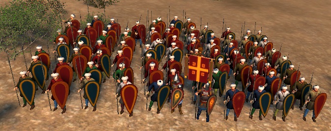EMPIRE OF TREBIZOND KINGDOMS 1212AD INFANTRY AND FACTIONS COLORS COLOURS