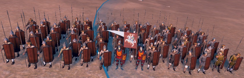 GRAND DUCHY OF LITHUANIA KINGDOMS 1212AD INFANTRY AND FACTIONS COLORS COLOURS