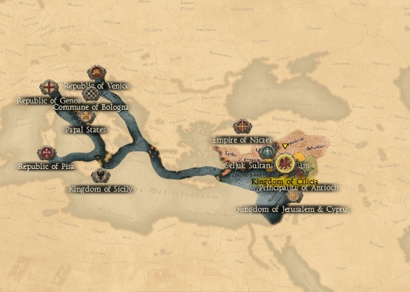 KINGDOMS 1212AD START MINI MAP