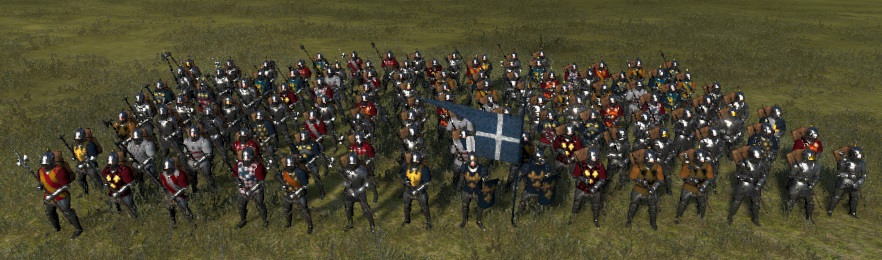 KINGDOM OF FRANCE KINGDOMS 1212AD INFANTRY AND FACTIONS COLORS COLOURS