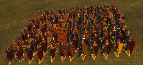 KINGDOM OF NAVARRE KINGDOMS 1212AD INFANTRY AND FACTIONS COLORS COLOURS