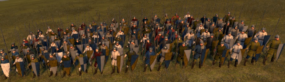 KINGDOM OF SICILY KINGDOMS 1212AD INFANTRY AND FACTIONS COLORS COLOURS