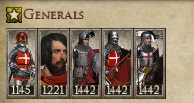 LATIN EMPIRE KINGDOMS 1212AD GENERALS IMAGE