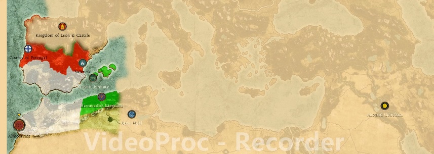 Almoravids Rome 2 Medieval 1100 Ad Mod START MINI MAP