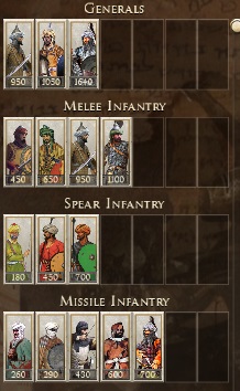 Fatimid Calipthate Rome 2 Medieval 1100 Ad Mod INFANTRY, SPEARMEN, CAVALRY