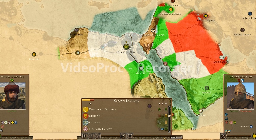 Fatimid Calipthate Rome 2 Medieval 1100 Ad Mod START MINI MAP