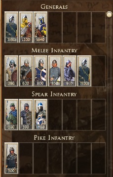 France Rome 2 Medieval 1100 Ad Mod INFANTRY, SPEARMEN, CAVALRY