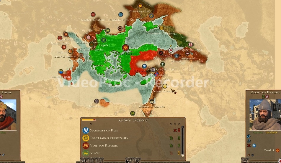 Roman Empire Rome 2 Medieval 1100 Ad Mod START MINI MAP