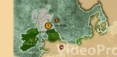 Scotland Rome 2 Medieval 1100 Ad Mod START MINI MAP