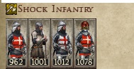 LATIN EMPIRE KINGDOMS 1212AD SHOCK INFANTRY IMAGE