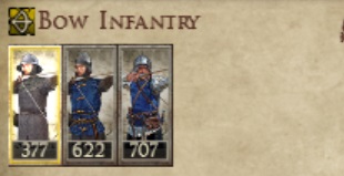 COUNTY OF TOULOSE KINGDOMS 1212AD BOW INFANTRY IMAGE