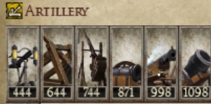 EMPIRE OF TREBIZOND KINGDOMS 1212AD NEW UNIT ARTILLERY IMAGE