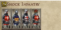 PRINCIPALITY OF ANTIOCH KINGDOMS 1212AD SHOCK INFANTRY IMAGE